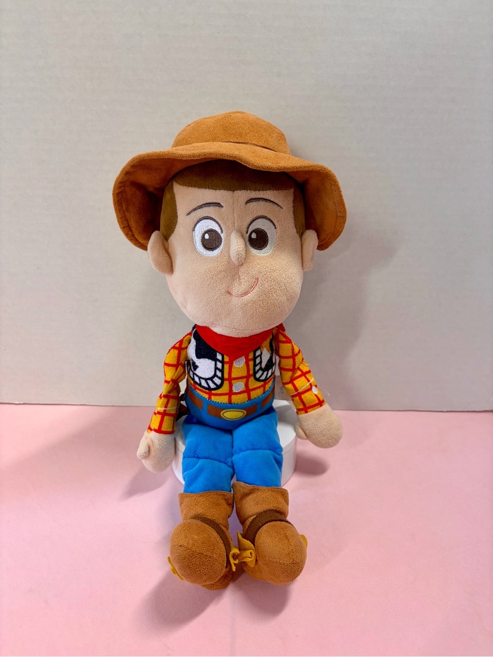 Disney Woody Plush - Brown Hat, Blue Pants, Red Bandana